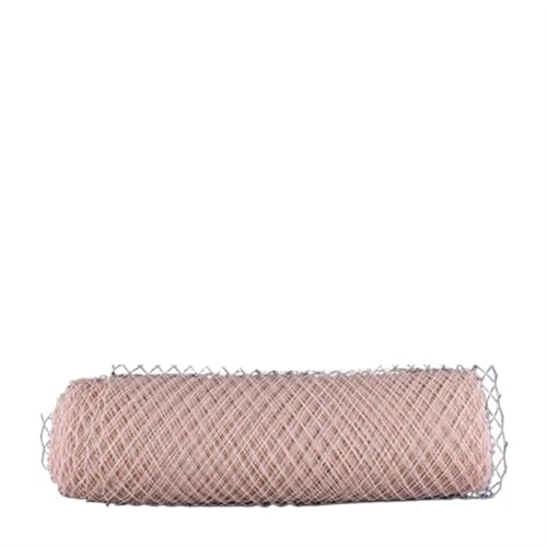 Deko-Mesh-Band, Netzgarnrolle 25cm und 45cm Breite Multicolor 1 Meter(Peach,1METER-25CM) von BYALORTEX