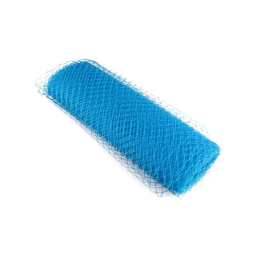 Deko-Mesh-Band, Netzgarnrolle 25cm und 45cm Breite Multicolor 1 Meter(Turquoise,1METER-25CM) von BYALORTEX
