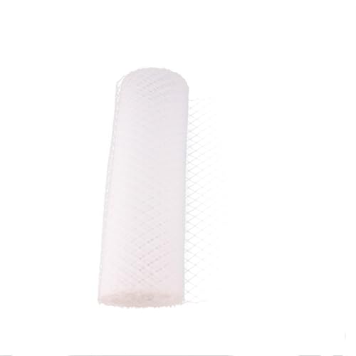 Deko-Mesh-Band, Netzgarnrolle 25cm und 45cm Breite Multicolor 1 Meter(White,1METER-45CM) von BYALORTEX