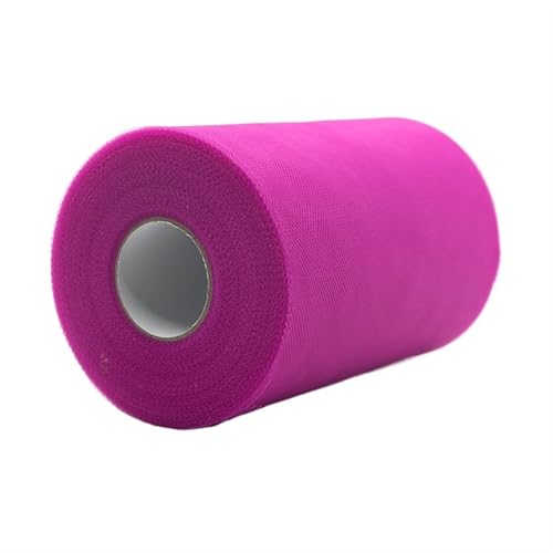 Deko-Mesh-Band, Polyester-Netzgarnrolle, 15 cm x 100 Yards, mehrfarbig(Color-11) von BYALORTEX