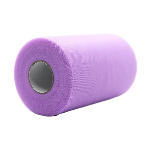 Deko-Mesh-Band, Polyester-Netzgarnrolle, 15 cm x 100 Yards, mehrfarbig(Color-16) von BYALORTEX