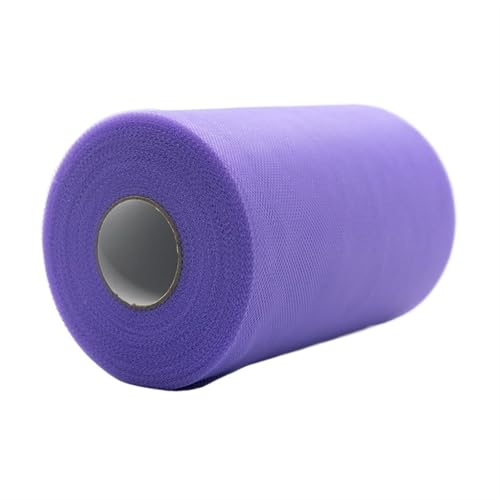 Deko-Mesh-Band, Polyester-Netzgarnrolle, 15 cm x 100 Yards, mehrfarbig(Color-17) von BYALORTEX