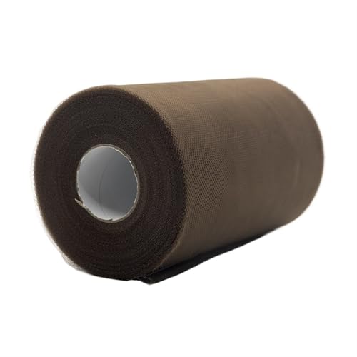 Deko-Mesh-Band, Polyester-Netzgarnrolle, 15 cm x 100 Yards, mehrfarbig(Color-25) von BYALORTEX