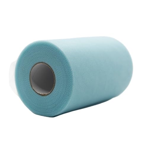 Deko-Mesh-Band, Polyester-Netzgarnrolle, 15 cm x 100 Yards, mehrfarbig(Color-27) von BYALORTEX