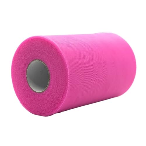Deko-Mesh-Band, Polyester-Netzgarnrolle, 15 cm x 100 Yards, mehrfarbig(Color-29) von BYALORTEX