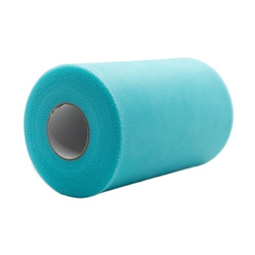 Deko-Mesh-Band, Polyester-Netzgarnrolle, 15 cm x 100 Yards, mehrfarbig(Color-30) von BYALORTEX