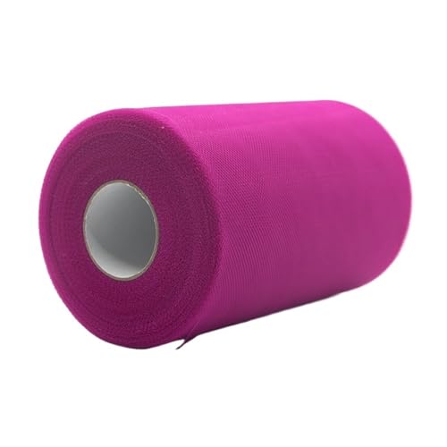 Deko-Mesh-Band, Polyester-Netzgarnrolle, 15 cm x 100 Yards, mehrfarbig(Color-32) von BYALORTEX