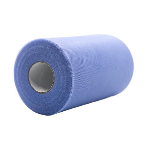 Deko-Mesh-Band, Polyester-Netzgarnrolle, 15 cm x 100 Yards, mehrfarbig(Color-34) von BYALORTEX