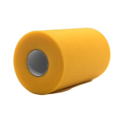 Deko-Mesh-Band, Polyester-Netzgarnrolle, 15 cm x 100 Yards, mehrfarbig(Color-4) von BYALORTEX
