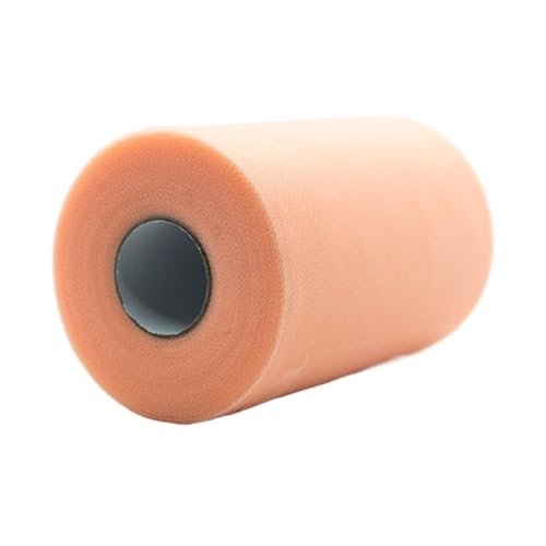 Deko-Mesh-Band, Polyester-Netzgarnrolle, 15 cm x 100 Yards, mehrfarbig(Color-8) von BYALORTEX