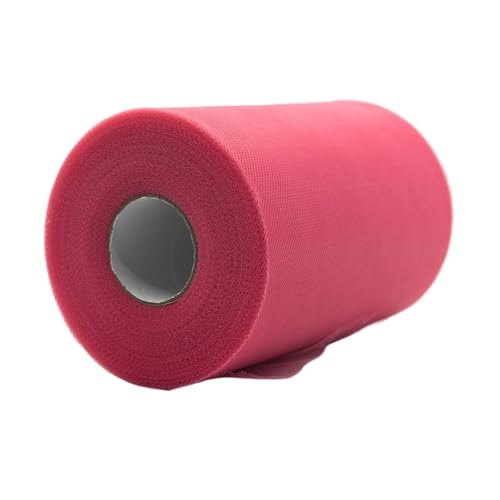 Deko-Mesh-Band, Polyester-Netzgarnrolle, 15 cm x 100 Yards, mehrfarbig(Color-9) von BYALORTEX