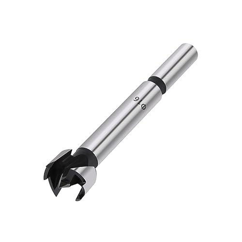 Scharnier-Lochbohrer, 1Pc Holzbearbeitung Werkzeuge Loch Sah Scharnier Boring Bohrer Bits Runde Schaft High Carbon Stahl Cutter(16mm) von BYALORTEX