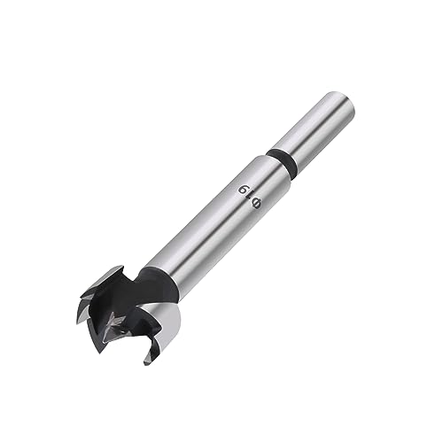 Scharnier-Lochbohrer, 1Pc Holzbearbeitung Werkzeuge Loch Sah Scharnier Boring Bohrer Bits Runde Schaft High Carbon Stahl Cutter(19mm) von BYALORTEX