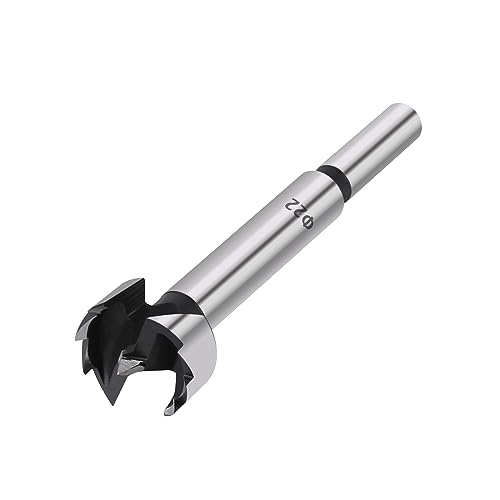 Scharnier-Lochbohrer, 1Pc Holzbearbeitung Werkzeuge Loch Sah Scharnier Boring Bohrer Bits Runde Schaft High Carbon Stahl Cutter(22mm) von BYALORTEX