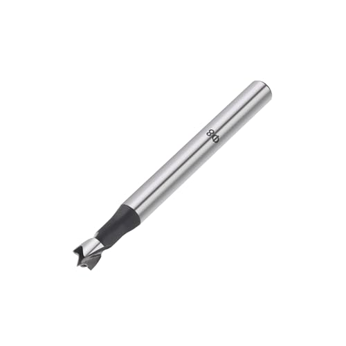 Scharnier-Lochbohrer, 1Pc Holzbearbeitung Werkzeuge Loch Sah Scharnier Boring Bohrer Bits Runde Schaft High Carbon Stahl Cutter(8mm) von BYALORTEX