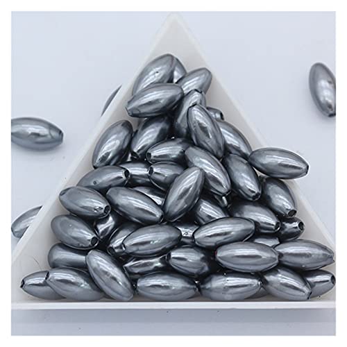 Set zur Herstellung von Armbändern, Acrylperlen, rund, mehrfarbig, 6 x 12 mm, 100 Stück, for Schmuckherstellung und Basteln(11) von BYALORTEX