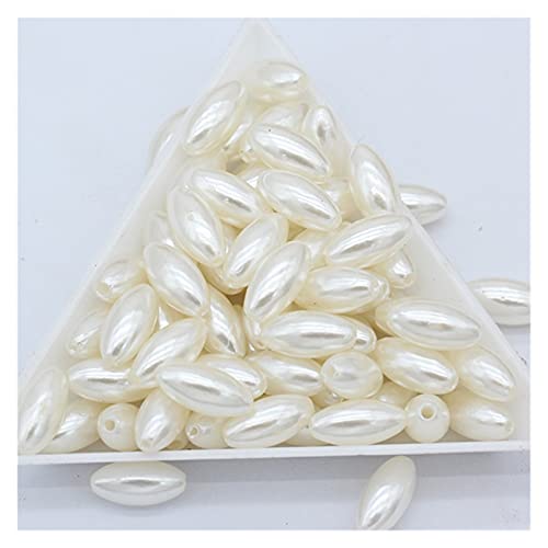 Set zur Herstellung von Armbändern, Acrylperlen, rund, mehrfarbig, 6 x 12 mm, 100 Stück, for Schmuckherstellung und Basteln(9) von BYALORTEX