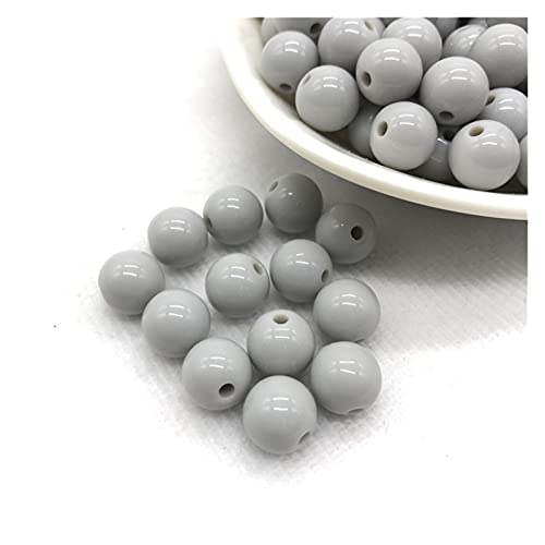 Set zur Herstellung von Armbändern, Acrylperlen-Abstandshalter, mehrfarbig, 6 mm, 100 Stück(10) von BYALORTEX