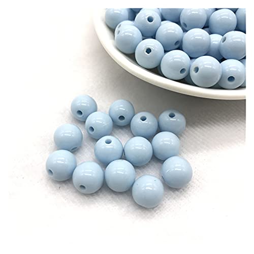 Set zur Herstellung von Armbändern, Acrylperlen-Abstandshalter, mehrfarbig, 6 mm, 100 Stück(13) von BYALORTEX