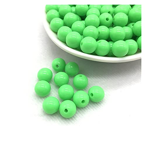 Set zur Herstellung von Armbändern, Acrylperlen-Abstandshalter, mehrfarbig, 6 mm, 100 Stück(14) von BYALORTEX