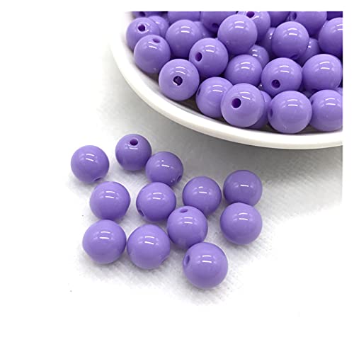 Set zur Herstellung von Armbändern, Acrylperlen-Abstandshalter, mehrfarbig, 6 mm, 100 Stück(15) von BYALORTEX