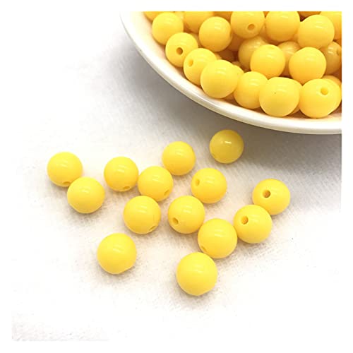 Set zur Herstellung von Armbändern, Acrylperlen-Abstandshalter, mehrfarbig, 6 mm, 100 Stück(2) von BYALORTEX