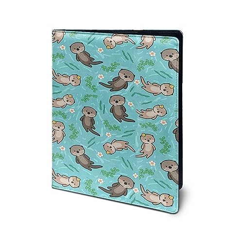BYCHECAR Sea Otter Klemmbrett-Ordner, Leder, Padfolio, A4, Briefgröße, Portfolio-Ordner für Konferenzen, Lebenslauf, rechtliche Dokumente, Organizer mit Notizblock, Seeotterblatt BYCHECAR Sea Otter Klemmbrett-Ordner, Leder, Padfolio, A4, Briefgröße, Portfolio-Ordner für Konferenzen, Lebenslauf, rechtliche Dokumente, Organizer mit Notizblock, Seeotterblatt von BYCHECAR
