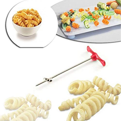 BYFRI Handroller Obstschnitzerei Werkzeuge Kreative, Gemüse, Obst Spiral Twist Werkzeuge Edelstahl-Handbuch Spiral Schnitzen Schneider Gemüse Werkzeug BYFRI Handroller Obstschnitzerei Werkzeuge Kreative, Gemüse, Obst Spiral Twist Werkzeuge Edelstahl-Handbuch Spiral Schnitzen Schneider Gemüse Werkzeug von BYFRI