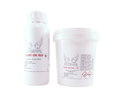 BYGRYPS EpoGryps Osmo Proof Epoxidharz, wasserdicht, transparent, 1,5 kg, für professionelle Reparaturen, Fiberglas, Osmose-Behandlung, schnelle Aushärtung BYGRYPS EpoGryps Osmo Proof Epoxidharz, wasserdicht, transparent, 1,5 kg, für professionelle Reparaturen, Fiberglas, Osmose-Behandlung, schnelle Aushärtung von BYGRYPS