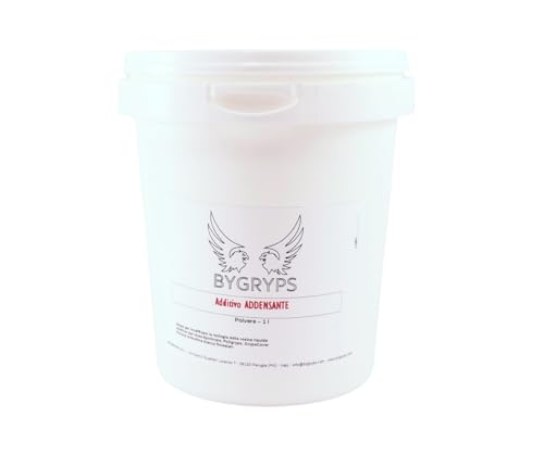 BYGRYPS Verdickungsmittel für Epoxidharz, Polyester, Gelcoat und Lack, 1 l, zum Kleben, Verankern oder Füllen von Leerräumen von BYGRYPS