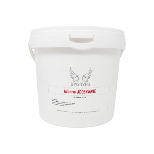 BYGRYPS Verdickungsmittel für Epoxidharz, Polyester, Gelcoat und Lack, 5 l, zum Kleben, Verankern oder Füllen von Leerräumen von BYGRYPS