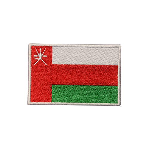 Aufnäher mit Oman-Logo, bestickt, zum Aufbügeln oder Aufnähen Aufnäher mit Oman-Logo, bestickt, zum Aufbügeln oder Aufnähen von BYIZY