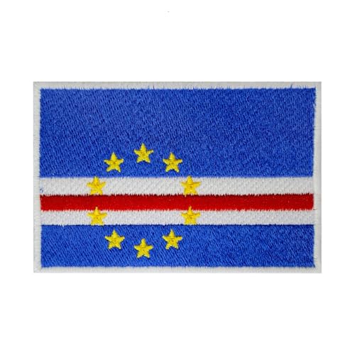 Cabo Verde Länderflagge Patch zum Aufbügeln bestickt Aufnäher Cabo Verde Länderflagge zum Aufbügeln oder Aufnähen Cabo Verde Länderflagge Patch zum Aufbügeln bestickt Aufnäher Cabo Verde Länderflagge zum Aufbügeln oder Aufnähen von BYIZY