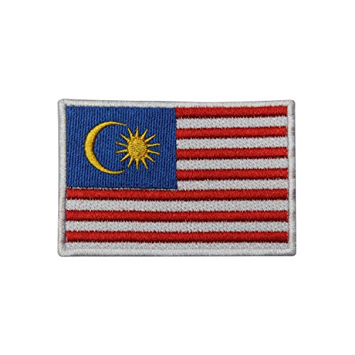 Malaysia Länderflagge Logo Patch bestickt Applikation Malaysia Länderflagge Patch Aufbügler Patch Aufnäher Emblem Malaysia Länderflagge Logo Patch bestickt Applikation Malaysia Länderflagge Patch Aufbügler Patch Aufnäher Emblem von BYIZY