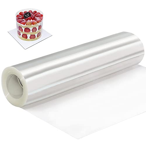 Tortenrandfolie 25 cm hoch, Acetat Foile für Backen 25cm * 10m, Azetatfolie Torte, Transparent Wiederverwendbar Tortenring Plastik Foile für Tortendekorationen Mousse Schokolade Kuchen Tortenrandfolie 25 cm hoch, Acetat Foile für Backen 25cm * 10m, Azetatfolie Torte, Transparent Wiederverwendbar Tortenring Plastik Foile für Tortendekorationen Mousse Schokolade Kuchen von BYKITCHEN
