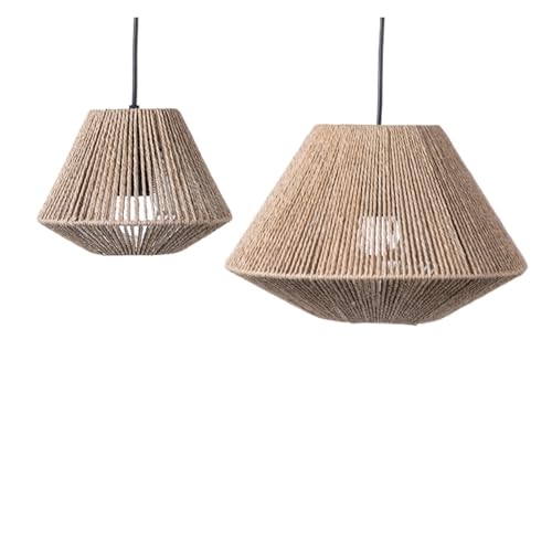 BYLYUIVN Lampenschirm hängelampe 1 stück Rattan Lampe Geometrische Schatten Licht Abdeckung Kronleuchter Hängen Wicker Woven Fixture Rustikalen Dekorativen Weben Korb BYLYUIVN Lampenschirm hängelampe 1 stück Rattan Lampe Geometrische Schatten Licht Abdeckung Kronleuchter Hängen Wicker Woven Fixture Rustikalen Dekorativen Weben Korb von BYLYUIVN