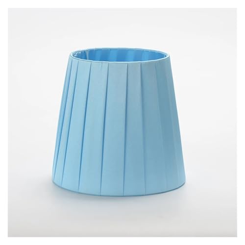 BYLYUIVN Lampenschirm hängelampe 2 Stück 14 cm kleine Kronleuchter-Lampenschirme aus Glas, Moderne Wand-Laser-Abdeckung, for Anklipsen for Schlafzimmer und Wohnzimmer(Blue) von BYLYUIVN