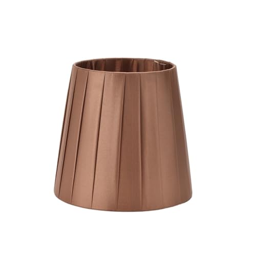 BYLYUIVN Lampenschirm hängelampe 2 Stück 14 cm kleine Kronleuchter-Lampenschirme aus Glas, Moderne Wand-Laser-Abdeckung, for Anklipsen for Schlafzimmer und Wohnzimmer(Coffee) von BYLYUIVN