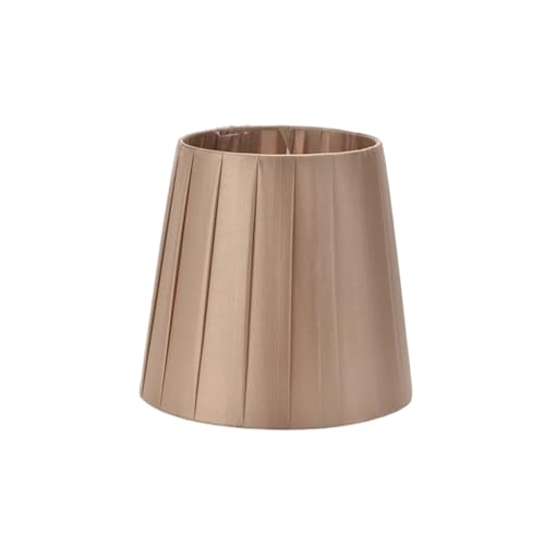 BYLYUIVN Lampenschirm hängelampe 2 Stück 14 cm kleine Kronleuchter-Lampenschirme aus Glas, Moderne Wand-Laser-Abdeckung, for Anklipsen for Schlafzimmer und Wohnzimmer(Khaki) von BYLYUIVN