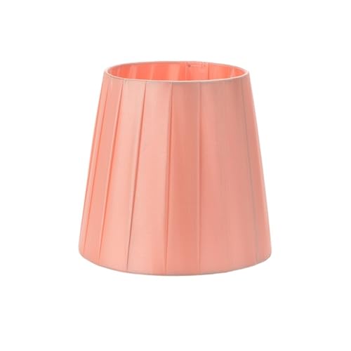 BYLYUIVN Lampenschirm hängelampe 2 Stück 14 cm kleine Kronleuchter-Lampenschirme aus Glas, Moderne Wand-Laser-Abdeckung, for Anklipsen for Schlafzimmer und Wohnzimmer(Pink) von BYLYUIVN