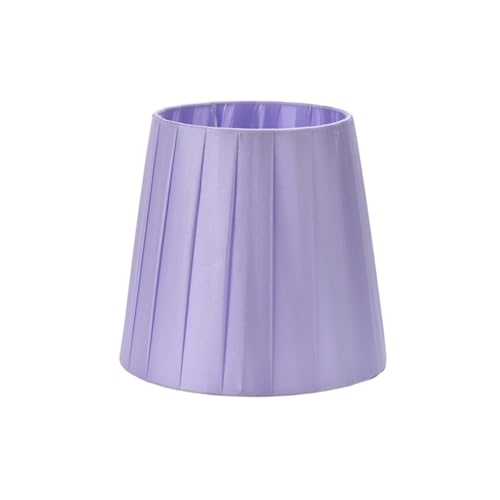 BYLYUIVN Lampenschirm hängelampe 2 Stück 14 cm kleine Kronleuchter-Lampenschirme aus Glas, Moderne Wand-Laser-Abdeckung, for Anklipsen for Schlafzimmer und Wohnzimmer(Purple) von BYLYUIVN