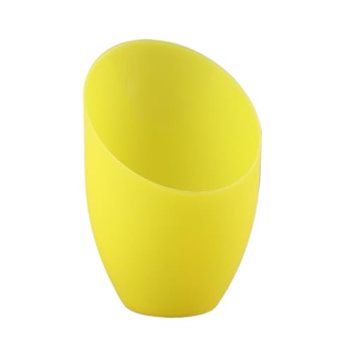 BYLYUIVN Lampenschirm hängelampe 3-teiliges Kunststoff-Lampenschirm-Set for Zuhause, schickes Lichtzubehör, schräger Hufeisen-Lampenschirm, Kunststoff-Lampenschirm(Yellow-42mm) von BYLYUIVN