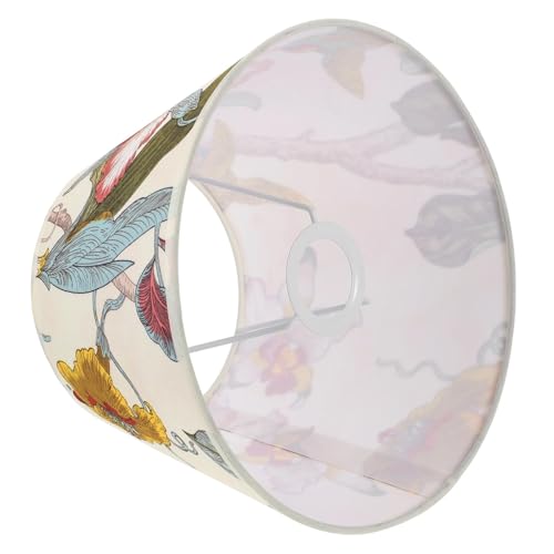 BYLYUIVN Lampenschirm hängelampe Nachttischlampe Schatten Ersatzfarbe Stoff Lampenschirm Decke Dekor Blume Schattierungen for Tisch(26X26X17CM) von BYLYUIVN