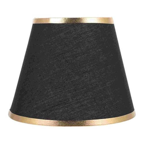 BYLYUIVN Lampenschirm hängelampe Stoff-Glühbirne, Klemmbirne, Lampenschirm, Stehlampe, Phnom Penh, Stoff-Glühbirne, Heimdekoration (E14)(Black) von BYLYUIVN
