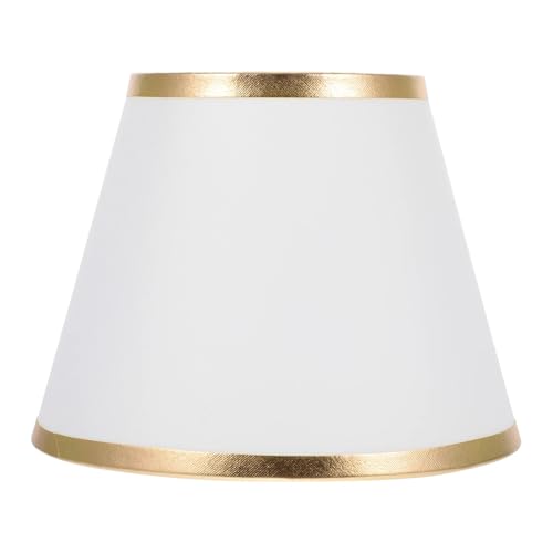 BYLYUIVN Lampenschirm hängelampe Stoff-Glühbirne, Klemmbirne, Lampenschirm, Stehlampe, Phnom Penh, Stoff-Glühbirne, Heimdekoration (E14)(White) von BYLYUIVN