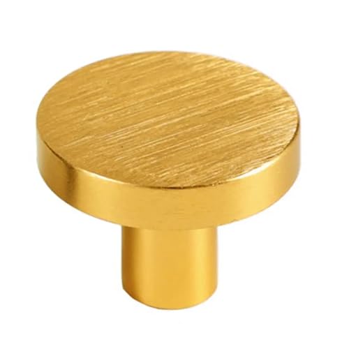 BYLYUIVN Türknöpfe 10 Stück Schrankknöpfe, Einzelloch, Aluminiumlegierung, poliert, moderner Möbelknopf for Schrank, Schrank, Kommode, Schublade, Zubehör(Color-1) von BYLYUIVN