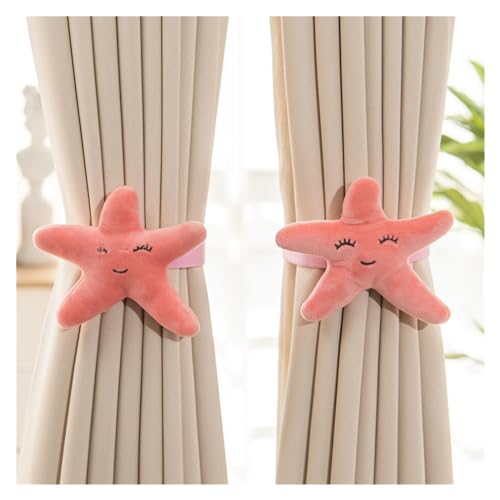 BYLYUIVN Vorhanghalter 2 Teile/Satz Cartoon Vorhang Raffhalter Vorhang Clip Halter Tieback Schnalle Clips Raffhalter Vorhang Zubehör Wohnkultur(11) von BYLYUIVN