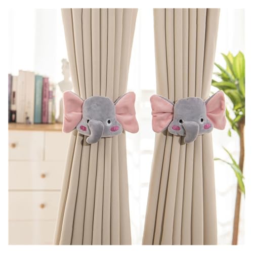 BYLYUIVN Vorhanghalter 2 Teile/Satz Cartoon Vorhang Raffhalter Vorhang Clip Halter Tieback Schnalle Clips Raffhalter Vorhang Zubehör Wohnkultur(4) von BYLYUIVN