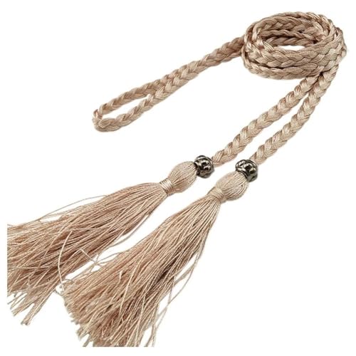 BYLYUIVN Vorhanghalter 2Pc Blume Vorhang Tieback Zimmer Zubehör Vorhang Halter Schnalle Seil Handgemachte Webart Quaste Fringe Verband Hause Dekoration(14) von BYLYUIVN
