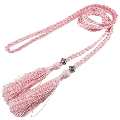 BYLYUIVN Vorhanghalter 2Pc Blume Vorhang Tieback Zimmer Zubehör Vorhang Halter Schnalle Seil Handgemachte Webart Quaste Fringe Verband Hause Dekoration(6) von BYLYUIVN
